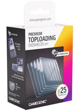 Sleeves: Gamegenic: Toploading Exoshields (25)