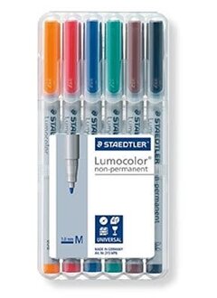 Markers: 6-Pack Water Soluble