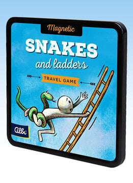 Magnetic Travel Games: Snakes & Ladders