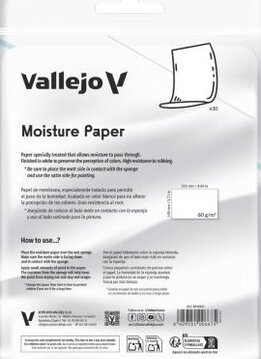 Vallejo: Wet Palette Moisture Paper Sheets (30ct)