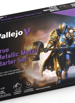 Vallejo: True Metallic Metal Starter Set