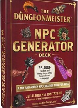 Dungeonmeister Npc Generator Deck Flashcards (EN)