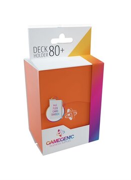 Deck Box: Deck Holder: Orange (80 ct)