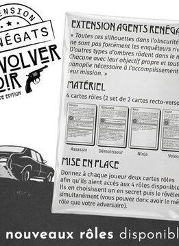 Revolver Noir - ext. Agents Renégats / microgame (FR)