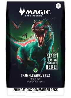 MTG Foundations - Commander Deck - Tramplesaurus Rex (EN)