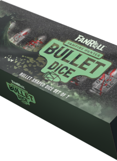 Resin 7 Poly Dice Set Bullet Vampire Hunter