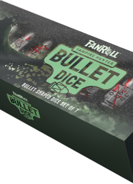 Resin 7 Poly Dice Set Bullet Vampire Hunter