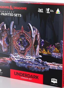 Dungeons And Dragons Pre-painted Underdark Terrain Set