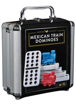 Train mexicain Dominos Double 12 avec mallette (FR-EN)