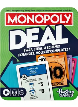 Monopoly Deal deluxe boitier de métal (FR-EN)