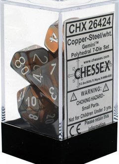 26424 Gemini 7-Die Set Copper-Steel/White