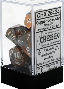 26424 Gemini 7-Die Set Copper-Steel/White