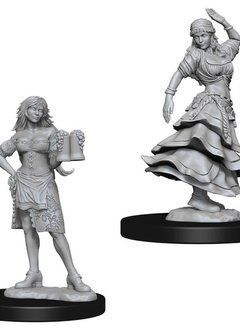 PF Unpainted Minis: Bartender/Dancing Girl