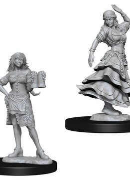 PF Unpainted Minis: Bartender/Dancing Girl