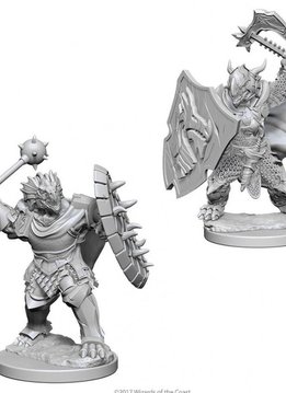 DND Unpainted Minis: Dragonborn Male Paladin