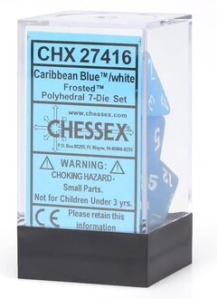 27416 caribbean blue w/white frosted 7