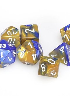 26422 Gemini 7-Die Set Blue-Gold/White