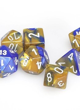 26422 Gemini 7-Die Set Blue-Gold/White