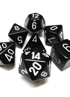 25408: 7 pc Black w/white