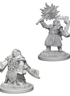 D&D NMM Unpainted: Wave 4: Dwarf Female Cleric