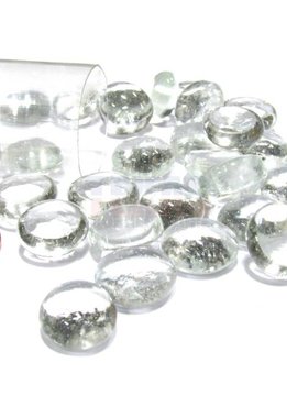 Glass Stones Tube - Clear
