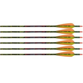 Redzone Made Arrow Redzone Patriot 300 4" Vane Str Camo (Box 6)
