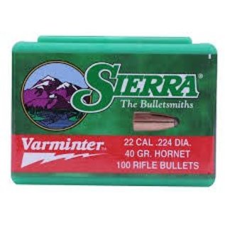 Sierra Bullet 22 Hornet Varminter Sierra 45Gr (Box 100)