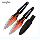 Perfect Point Knives K-PP-108-2F Perfect Point Orange Fire Flame Throwing Knives