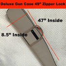 Aries - Aussie Sports Goods Case Gun Aries Deluxe Gray Rifle Single Zipper Lock 47"