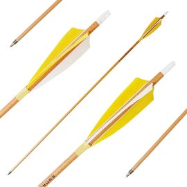 Redzone Made Arrow Patriot Wood Carbon Feather (Box 6)