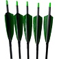 Pinals Made Arrow Furious 6.2 800 4" Feather Black/Green 100Gr 30" Ea