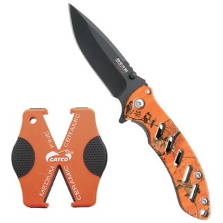 Bear Edge Knife Bear Edge Brisk Knife & Sharpner Combo Kit