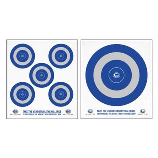 Elite TGT - Elite Target Single & 5 Spot, 40cm Ea