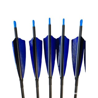 Pinals Made Arrow Furious 4.2 400 3" Feather Black/Blue 100gr 31" Ea