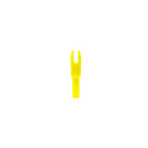 BOHNING CO LTD Nock F 12x Neon Yellow "ID .166" "4mm" "G Nock" (Box12)