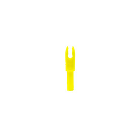 BOHNING CO LTD Nock F 12x Neon Yellow "ID .166" "4mm" "G Nock" (Box12)