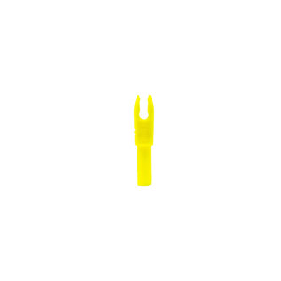 BOHNING CO LTD Nock F 12x Neon Yellow "ID .166" "4mm" "G Nock" (Box12)