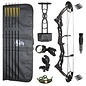 Horizone Compound Bow RZ Vulture RTS 4A Soft Case Package  Black RH/55