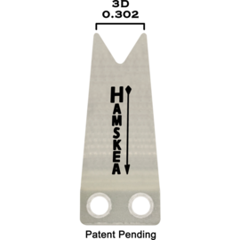 Hamskea Rest - Hamskea Replacement Blade G-Flex 3D (2 Hole)  Wide .302 V