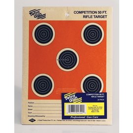 Tetra TGT - Tetra Competition 50FT Rifle Paper Target 20 Pack