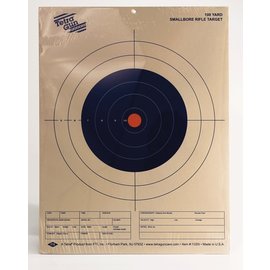 Tetra TGT - Tetra Small Bore Rifle 100Yd Paper Target 12 Pack