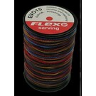 Flex Archery String-Flex EVO 15 Dacron Serving .019 "1xSpool" Black/Multi "Rainbow"