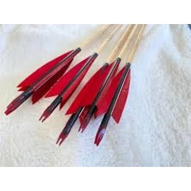 Redzone Made Arrow Wood FTH (Steel Point) (Sealed Shaft)