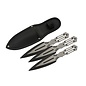 Rite Edge Knife A248 211535 Silver Black Throw Set 3