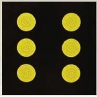 Redzone TGT-Face-Red Zone Replacement 5 Spot - 6 Spot or 75cm  ea