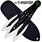 Perfect Point Knives K-ZB-163-3BK Z-Hunter Zombie Throwing Knives Set Of 3