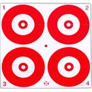World Series of Archery TGT-Face-5 Spot RED-WSOA Ea