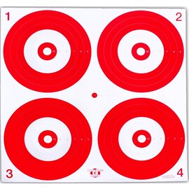 World Series of Archery TGT-Face-5 Spot RED-WSOA Ea