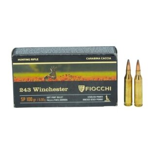 Fiocchi AMMO 243Win Fiocchi 100Gr SP (Box 20)