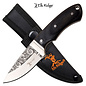 Elk Ridge Knife K-ER-200-18BK Elk Ridge Etched Pattern